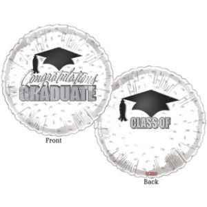 Congratulations Class of Year Foil Balloon