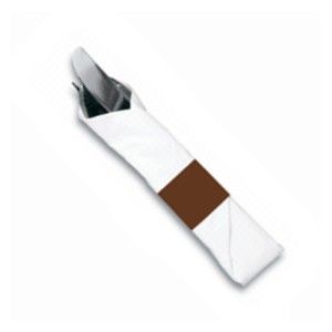 Brown Self-Sealing Napkin Bands