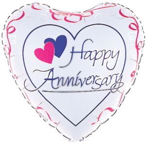 Happy Anniversary Foil Balloon