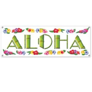 Aloha Sign Banner All-Weather