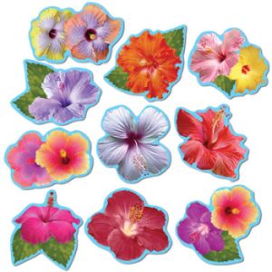 Mini Hibiscus 4.5-Inch Cutouts