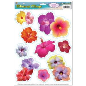 Hibiscus Window Clings