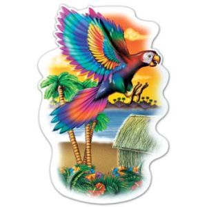 Parrot 3-D Plastic Art-Forms