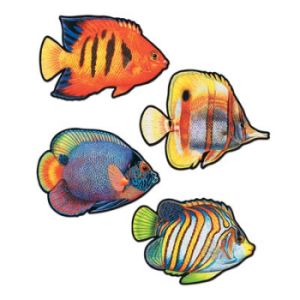 Coral Reef Fish 16-Inch Cutouts