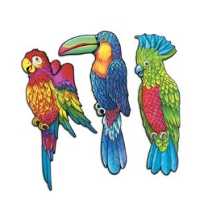Exotic Birds 17-Inch Cutouts