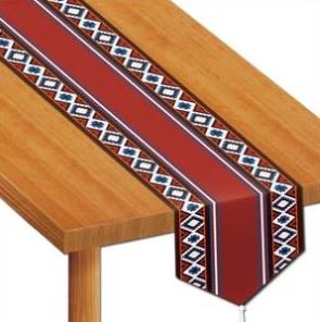 Western Plastic Table Runner