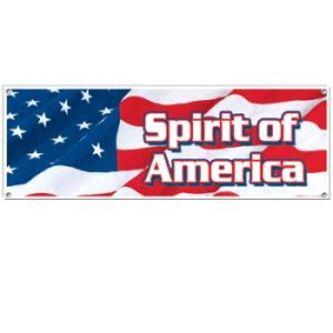 Spirit Of America All-Weather Sign Banner