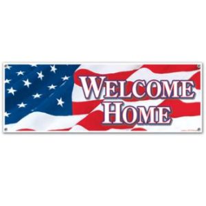 Welcome Home All-Weather Sign Banner
