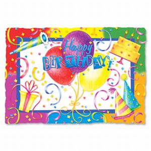 Happy Birthday Placemats