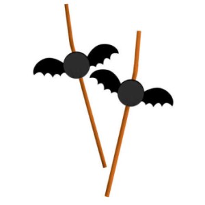 Cloak & Bats Honeycomb Mini Straws