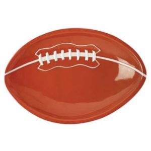 Football Shaped 10.5-Inch Plastic Bowl