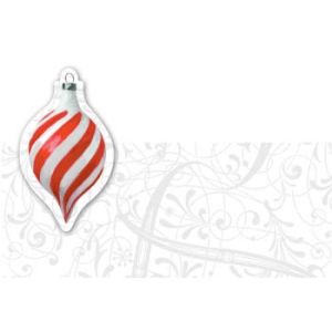 White Winter Placecards