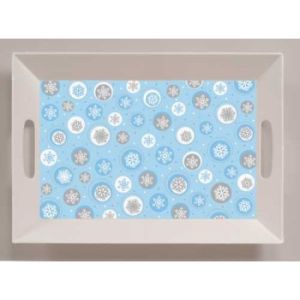 Snowflake Plastic Tray 14