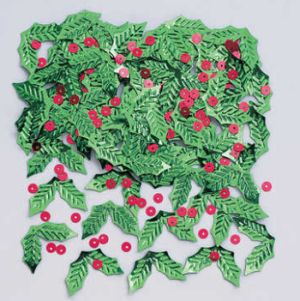 Holly and Berries Confetti