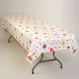 Fall Leaves Banquet Table Cover