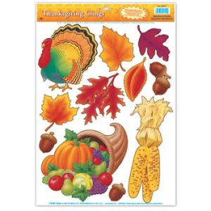 Thanksgiving Window Clings