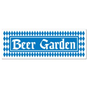 Beer Garden All-Weather Sign Banner