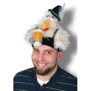 Plush Oktoberfest Chicken Hat