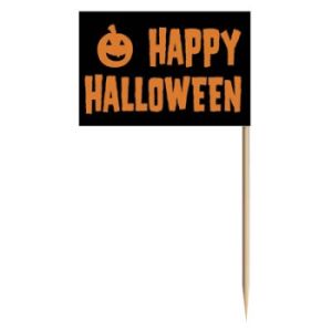 Happy Halloween Flag Picks