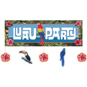 Polynesian Party Giant Banner
