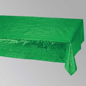 Metallic Green Banquet Table Cover