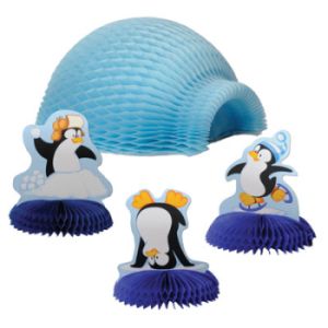 Tabletop Igloo w/Penguins