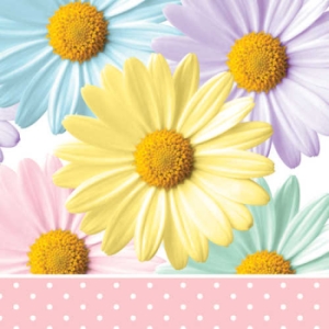 Fresh Daisies 3-Ply Lunch Napkins