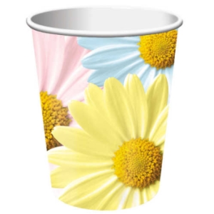 Fresh Daisies 9 oz Hot/Cold Cups