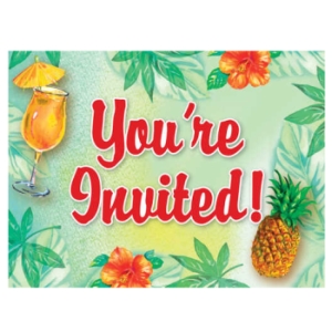 Pineapple Punch Post Card Invitations
