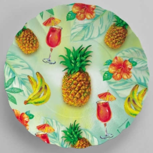 Pineapple Punch Paper 11-inch Serving Tray