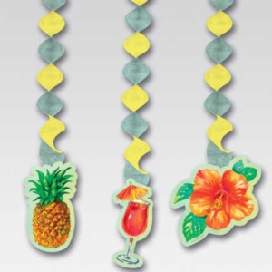 Pineapple Punch Hanging Cutouts