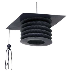 Mortarboards 5.5-Inch Shaped Lanterns