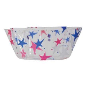 Patriotic Clear 8-inch Bowl