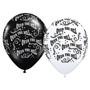 Over The Hill 11-Inch Qualatex Balloons