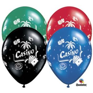 Casino Jewel Assortment 11-Inch Qualatex Balloons