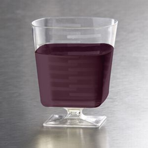 Squares 8 oz Pedestal Wine Glasses