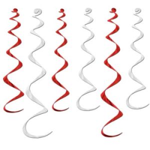 Twirly Whirlys, Red & White