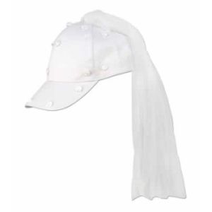 Wedding Bride's Cap w/Veil