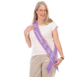 Grandma To Be Satin Sash