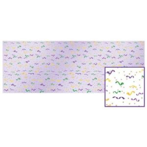 Mardi Gras Insta-Theme Confetti & Serpentine Border