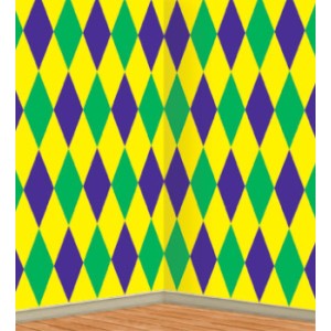 Mardi Gras Harlequin Backdrop