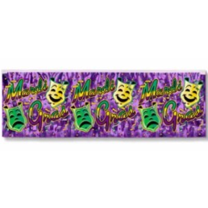 Mardi Gras Metallic Fringe Banner