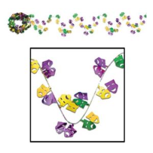 Mardi Gras Gleam n Flex Wire Garland