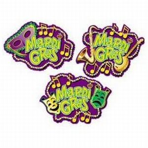 Mardi Gras Cutouts #3