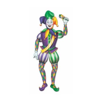 Jointed Mardi Gras Jester