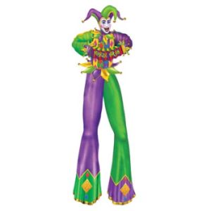 Jointed 6-Foot Mardi Gras Figure