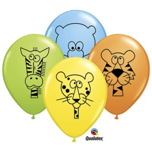 Jungle Animals Qualatex Balloons