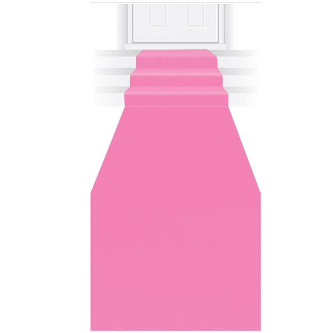 Pink Polyester Aisle Runner Aisle Runners & Stanchions
