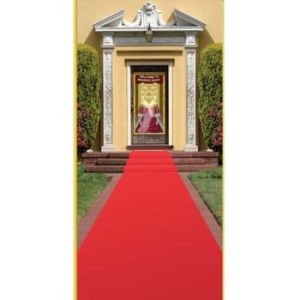 Red Polyester Aisle Carpet Runner