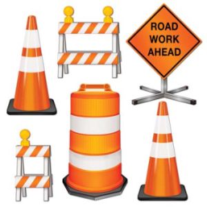 Construction Road Crew Cutout Set